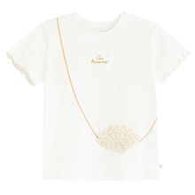 Cool Club, T-shirt dziewczęcy, biały