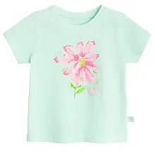 Cool Club, T-shirt dziewczęcy, miętowy