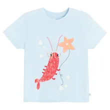 Cool Club, T-shirt dziewczęcy, niebieski