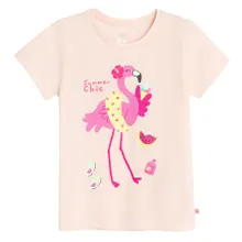 Cool Club, T-shirt dziewczęcy, różowy