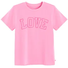 Cool Club, T-shirt dziewczęcy, różowy