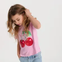 Cool Club, T-shirt dziewczęcy, różowy