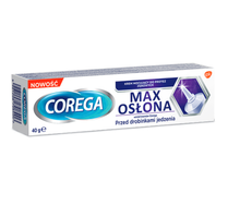 Corega, Max Osłona, krem mocujący do protez zębowych, 40 g
