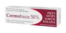 Cremobaza, 50% krem z mocznikiem złuszczający do pięt, stóp, łokci i kolan, skóra zrogowaciała, 30 g