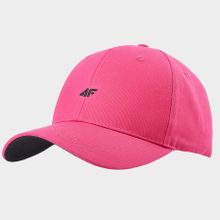 Czapka z daszkiem, unisex, czerwona, 4F