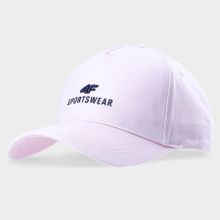 Czapka z daszkiem, unisex, różowa, 4F
