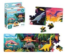 CzuCzu, Puzzle panoramiczne. Dinozaury, 60 elementów