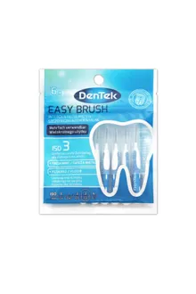 DenTek, szczoteczki międzyzębowe EasyBrush, ISO 3, 6 szt.