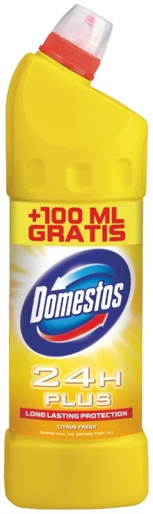 Domestos, Citrus Fresh, płyn do WC, czyszcząco-dezynfekujący, 650+100 ml