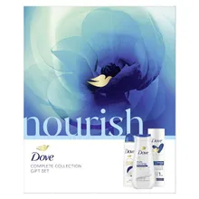 Dove, zestaw prezentowy damski: deeply nourishing, żel + deo, spray