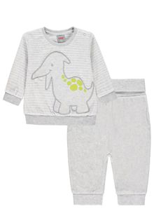 Dres chłopięcy, Bluza, Spodnie dresowe, szare, Kanz