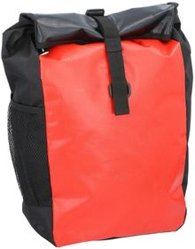 Dunlop, torba, sakwa rowerowa, wodoszczelna, czerwona, 15l