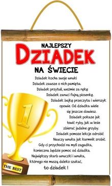 Dyplom, Dzień Dziadka, Najlepszy Dziadek na świecie