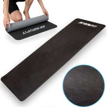 Enero Fit, antypoślizgowa mata do jogi TPE, czarno-szara