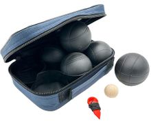 Enero, Pro, Boule Petanque, kule do gry z pokrowcem, czarne, 6 szt.