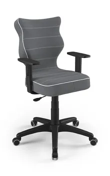 Entelo, Duo, krzesło młodzieżowe, ciemny szary, wzrost 146-176,5 cm