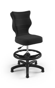 Entelo, Petit, krzesło dziecięce z podnóżkiem, wzrost 119-142 cm, antracyt
