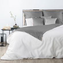 Eurofirany, komplet pościeli Nova3, 140-200 cm, 1-70-80 cm, biały