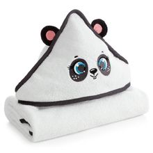 Eurofirany, ręcznik dziecięcy, 100-100 cm, biały