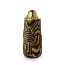 Eurofirany, wazon dekoracyjny, Emmi, 13-30 cm, czarny