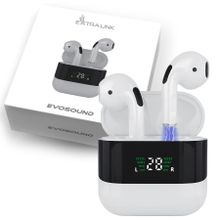 Extralink Lifestyle EvoSound V1.0, Bezprzewodowe słuchawki douszne, Bluetooth 5.3, IPX4