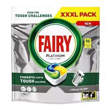 Fairy Platinum, All In One, kapsułki do zmywarki, lemon, 96 tabletek