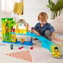 Fisher-Price, Edukacyjna myjnia samochodowa, zestaw do zabawy