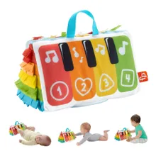 Fisher-Price, Miękkie pianinko „Baw się i kop”, zabawka niemowlęca