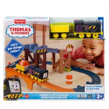 Fisher-Price, Tomek i Przyjaciele, Załadunek na budowie, zestaw torów do układania z lokomotywką