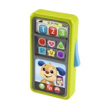 Fisher-Price, Ucz się i śmiej!, Smartfonik 2w1 Przesuwaj i ucz się, zabawka niemowlęca