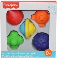 Fisher-Price, zestaw piłeczek sensorycznych, 5w1