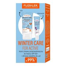 Floslek, Winter Care, zestaw prezentowy: krem ochronny, zimowy, 30 ml + wazelina do ust, 10 g