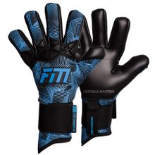 Football Masters, Fm Varis X Pro Black Blue, rękawice piłkarskie, rozmiar 8