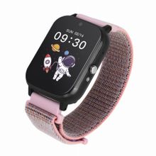 Garett Kids, Tech, smartwatch, 4G, różowy velcro