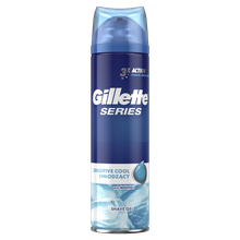 Gillette, Series Sensitive Cool, żel do golenia dla mężczyzn, 200 ml