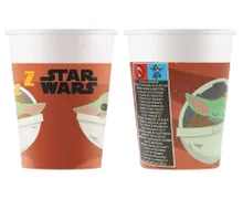 GoDan, Star Wars Mandalorian, kubeczki papierowe, 200 ml, 8 szt.