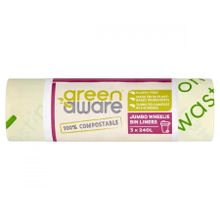 GreenAware, kompostowalne worki na odpady spożywcze, 240 l, 3szt.
