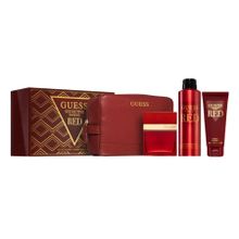 Guess, Seductive Red Homme, zestaw, woda toaletowa spray, 100 ml + żel pod prysznic, 200 ml + dezodorant spray, 226 ml + kosmetyczka