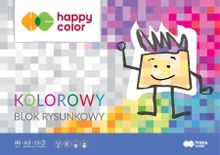 Happy Color, blok rysunkowy A3, 15 kartek