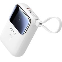 Havit, powerbank, 10000 mAh, biały, PB5215