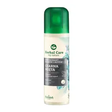 Herbal Care, Czarna Mięta, dezodorant do stóp i butów, 150 ml