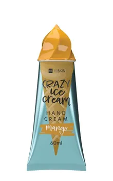 HiSkin, Crazy Ice Cream, krem do rąk, mango, 60 ml