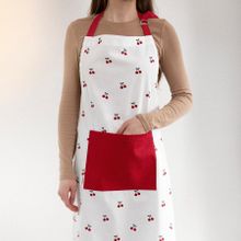 Homla, Cherinne, Fartuch kuchenny w wiśnie, 60-80 cm, 889863