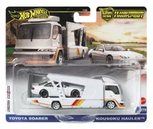 Hot Wheels, 50. rocznica, Toyota Soarer & Kousoku Hauler, pojazdy transportowe Premium, skala 1:64, JBM32
