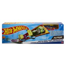 Hot Wheels, Action, Vertical Power Launch, zestaw kaskaderski z autem