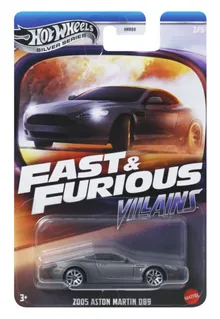 Hot Wheels, Szybcy i wściekli, 2005 Aston Martin DB9, pojazd, 1:64, JBY35