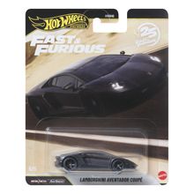 Hot Wheels, Szybcy i wściekli, Lamborghini Aventador Coupe, pojazd Premium, 1:64, JHW77