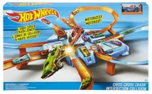 Hot Wheels, Zakręcona tor kraks, zestaw z autem