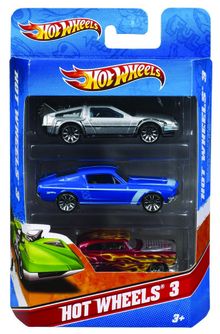 Hot Wheels, zestaw 3 autek