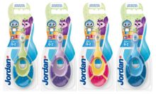 Jordan, Step by Step, szczoteczka do zębów dla dzieci 0-2 lata, miękka